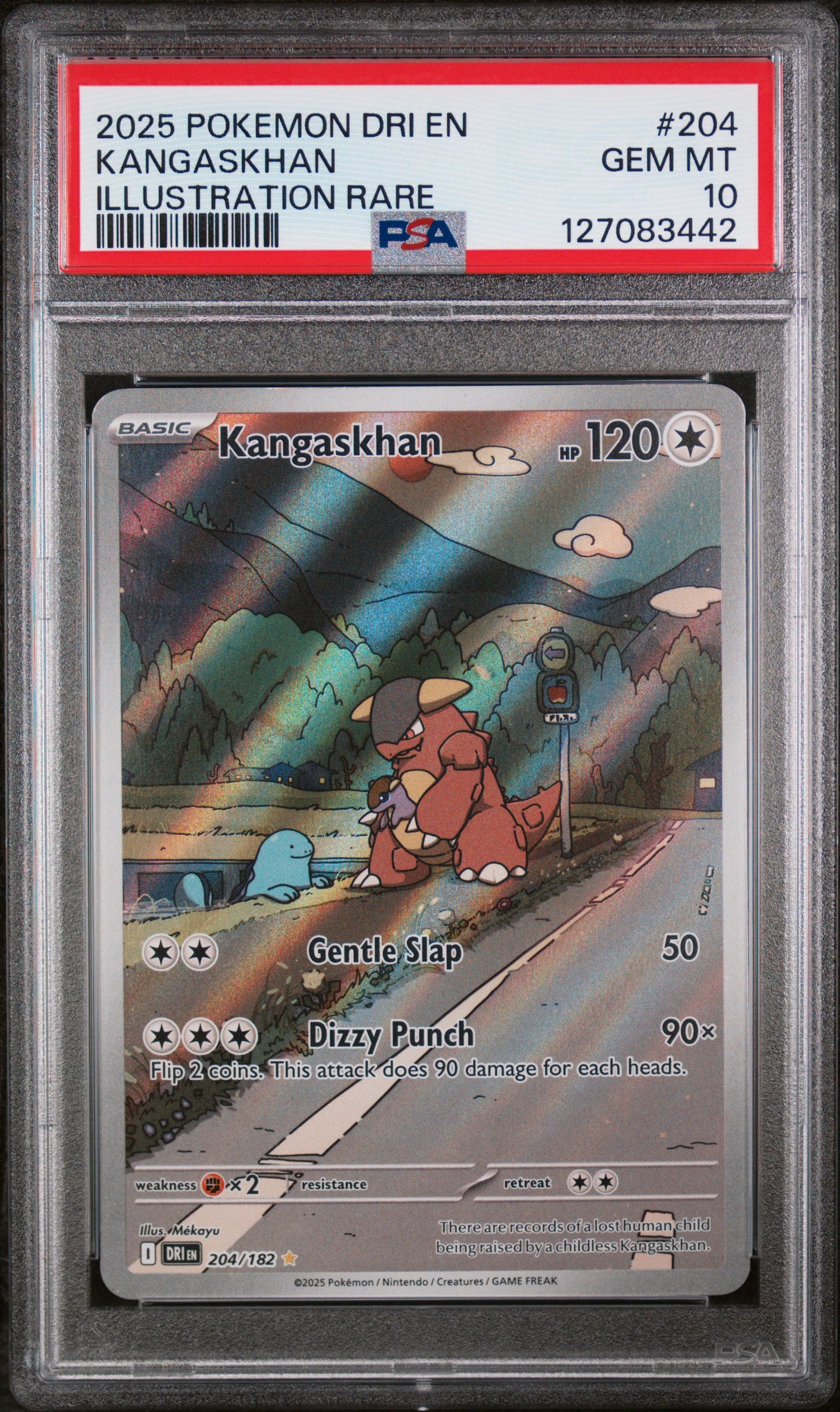 PSA 10 Kangaskhan IR Destined Rivals 204/182 GEM MINT Graded Pokemon Card