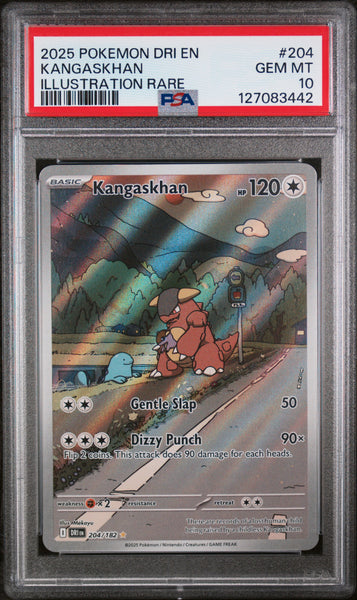 PSA 10 Kangaskhan IR Destined Rivals 204/182 GEM MINT Graded