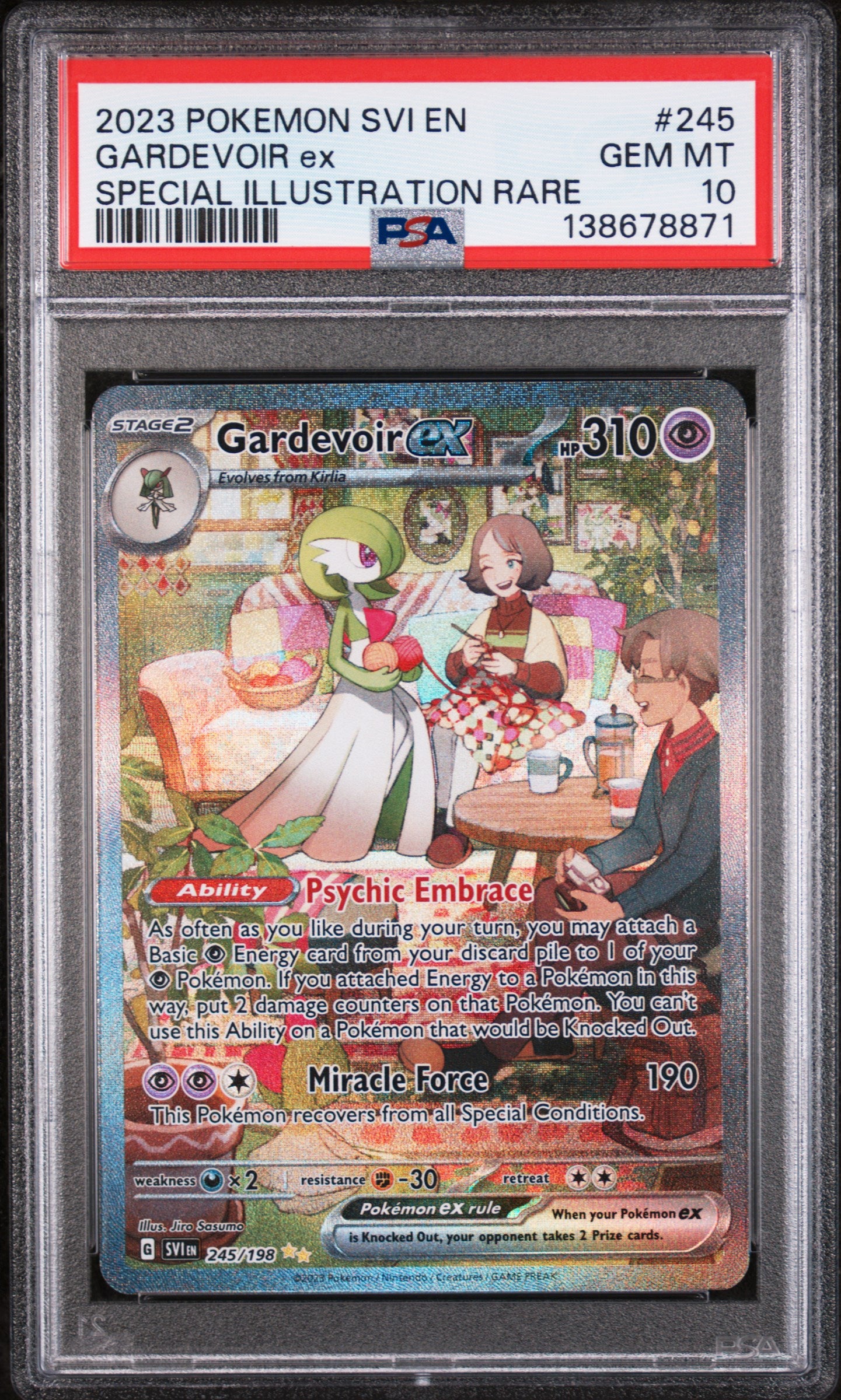 2023 POKEMON SVI EN-SCARLET & VIOLET #245 GARDEVOIR ex SPECIAL ILLUSTRATION RARE