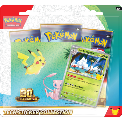 Pokemon - 30th Celebration - Tech Sticker Exeggutor (Pre-Order) LIMIT 1