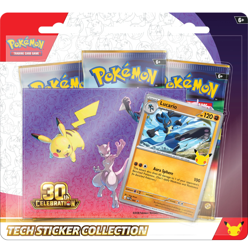 Pokemon - 30th Celebration - Tech Sticker Lucario (Pre-Order) LIMIT 2