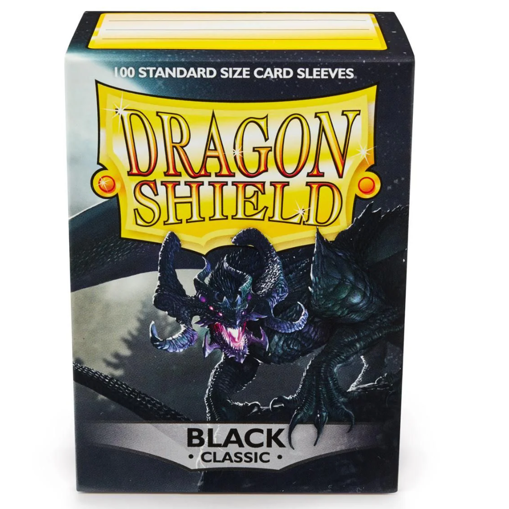 Dragon Shield: Standard 100ct Sleeves - Black (Classic)