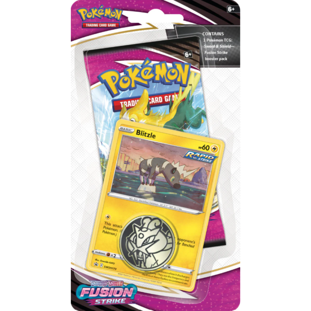 Pokemon - Fusion Strike - Checklane Blister - Blitzle