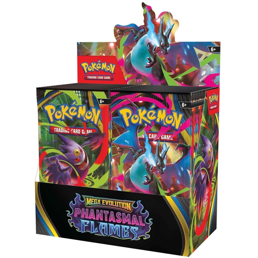 Pokemon TCG Phantasmal Flames Booster Box from the Mega Evolutions Era 