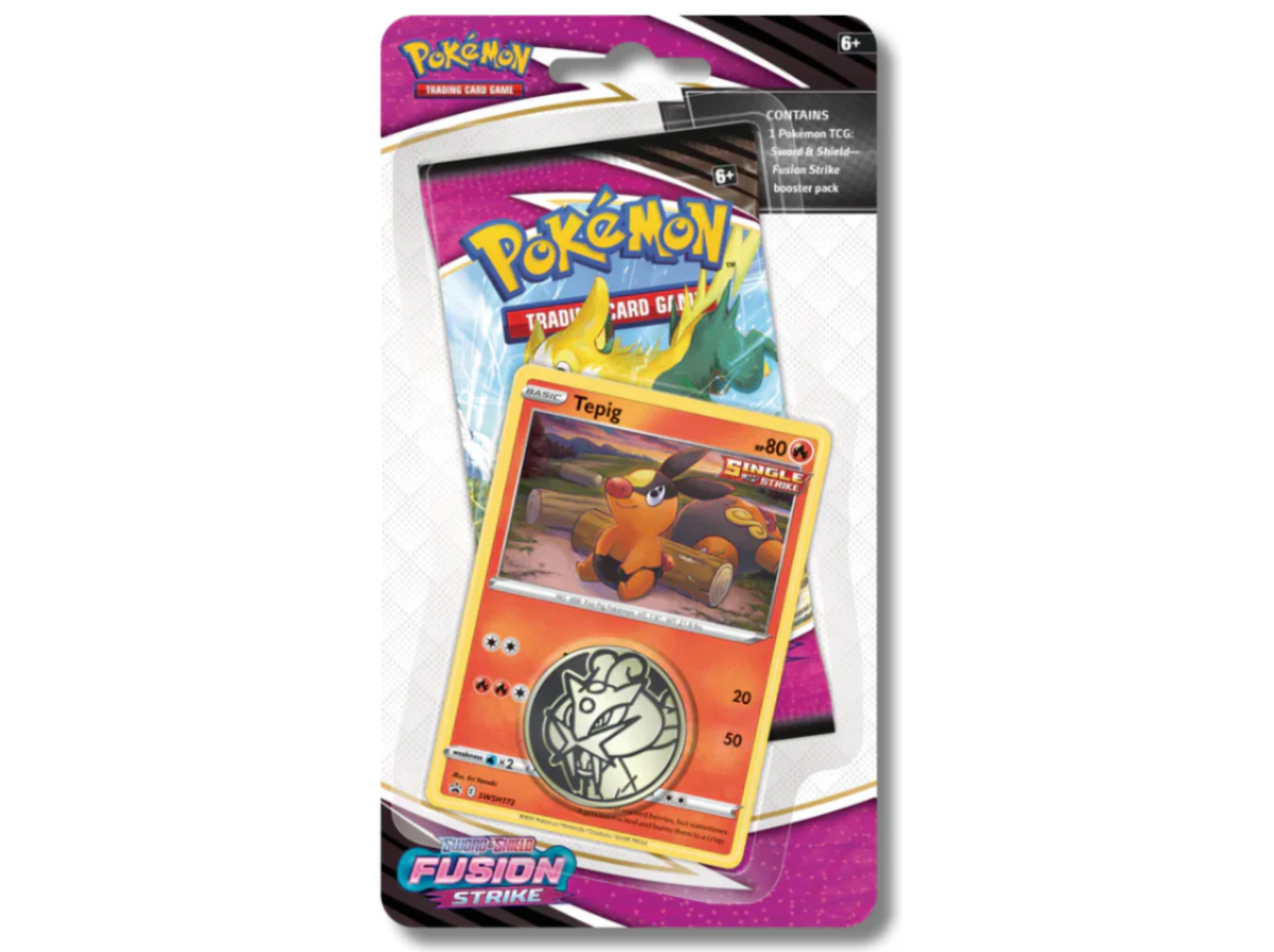 Pokemon - Fusion Strike - Checklane Blister - Tepig