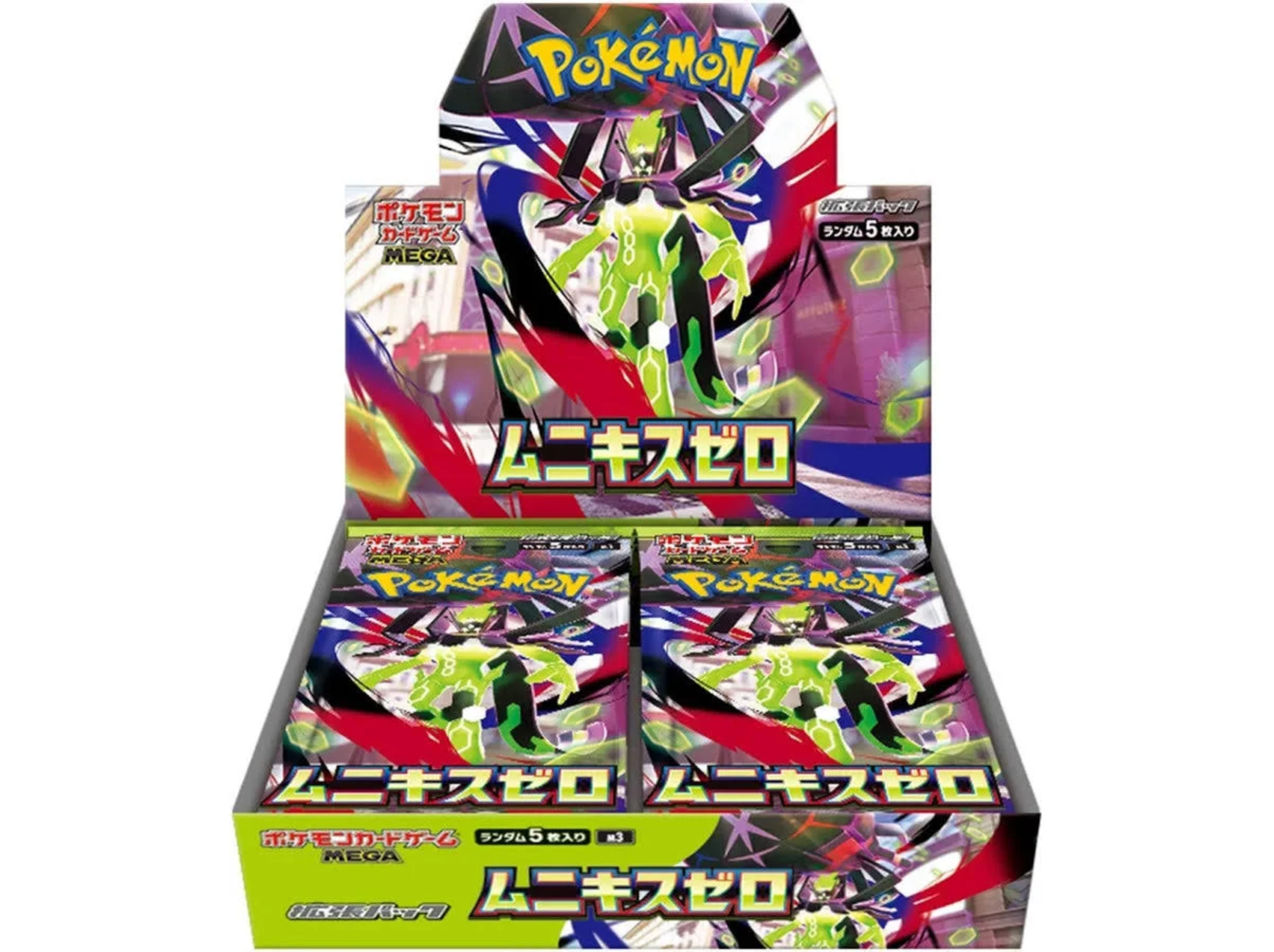 Pokémon Japanese Munikis Zero Booster Box (No-Shrink)