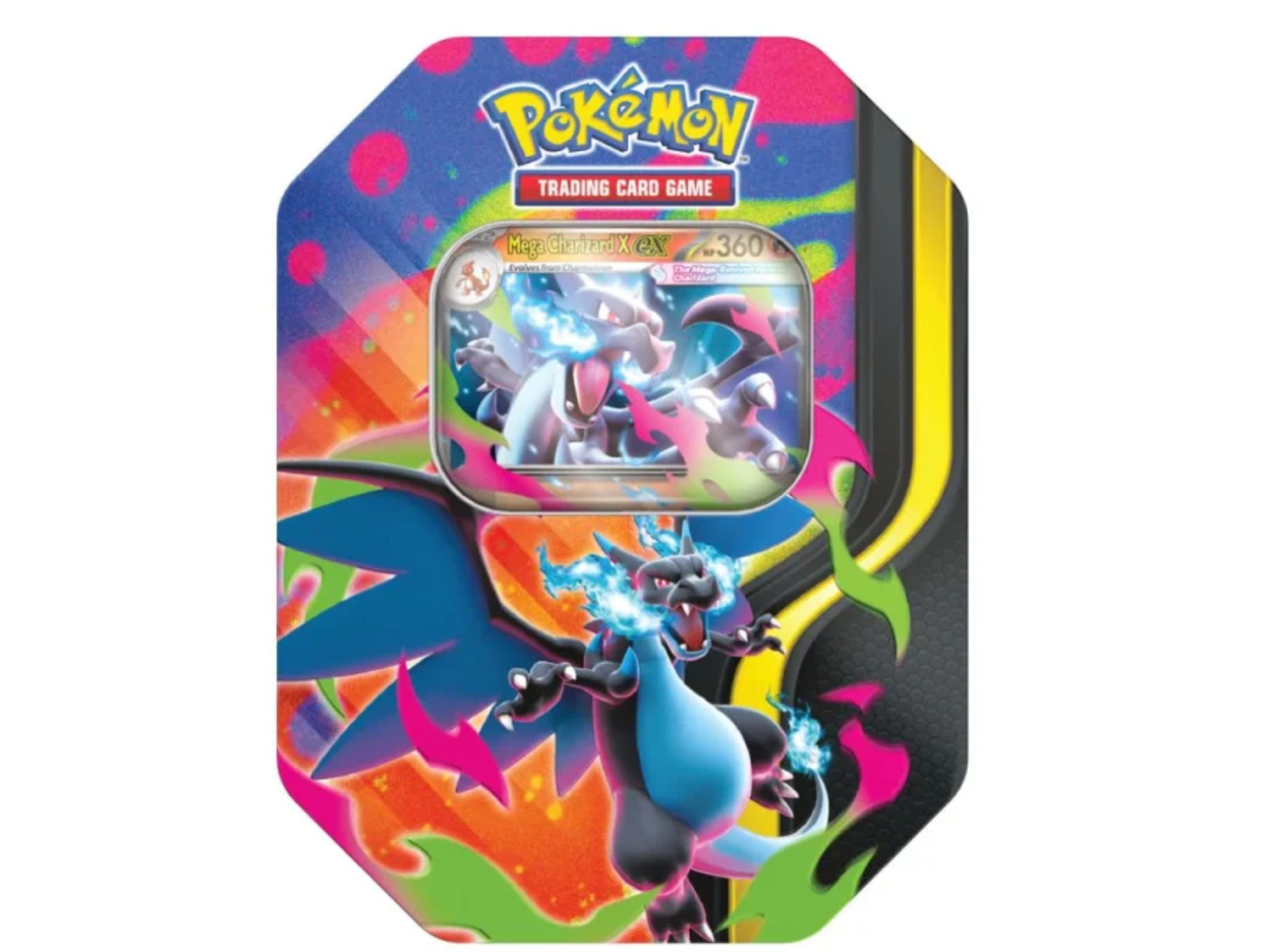 Pokemon Mega Charizard Tin - Charizard X ex