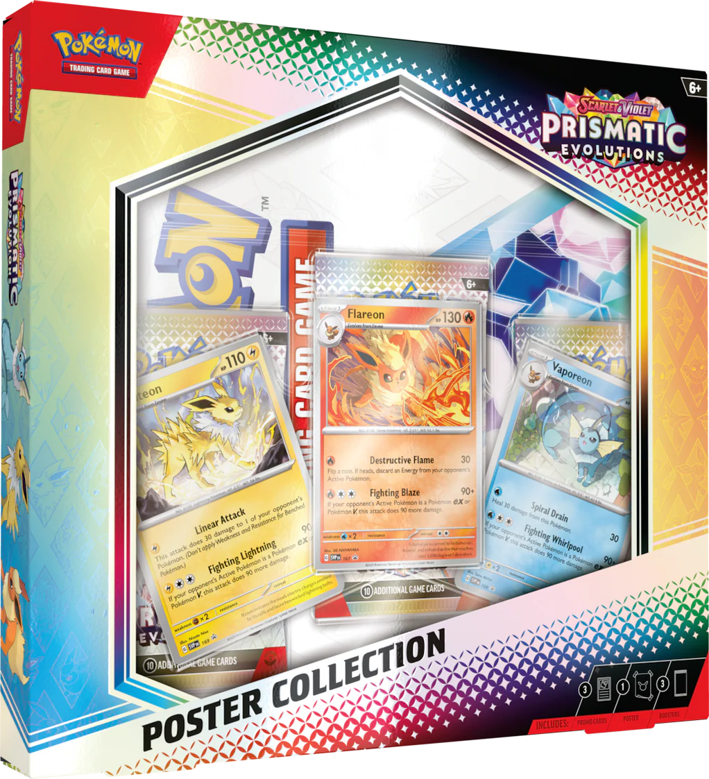 Pokemon Prismatic Evolutions Poster Collection
