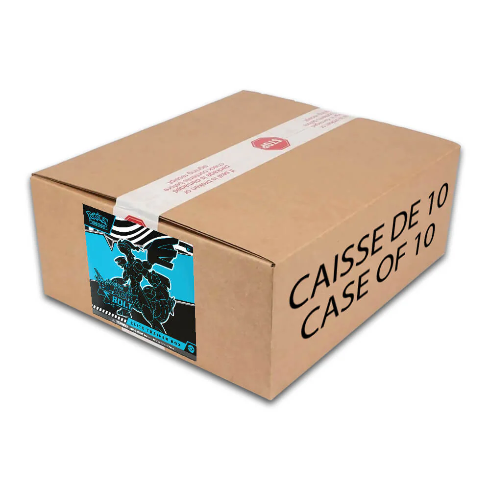 Pokémon - S&V - Black Bolt - Elite Trainer Box Sealed Case