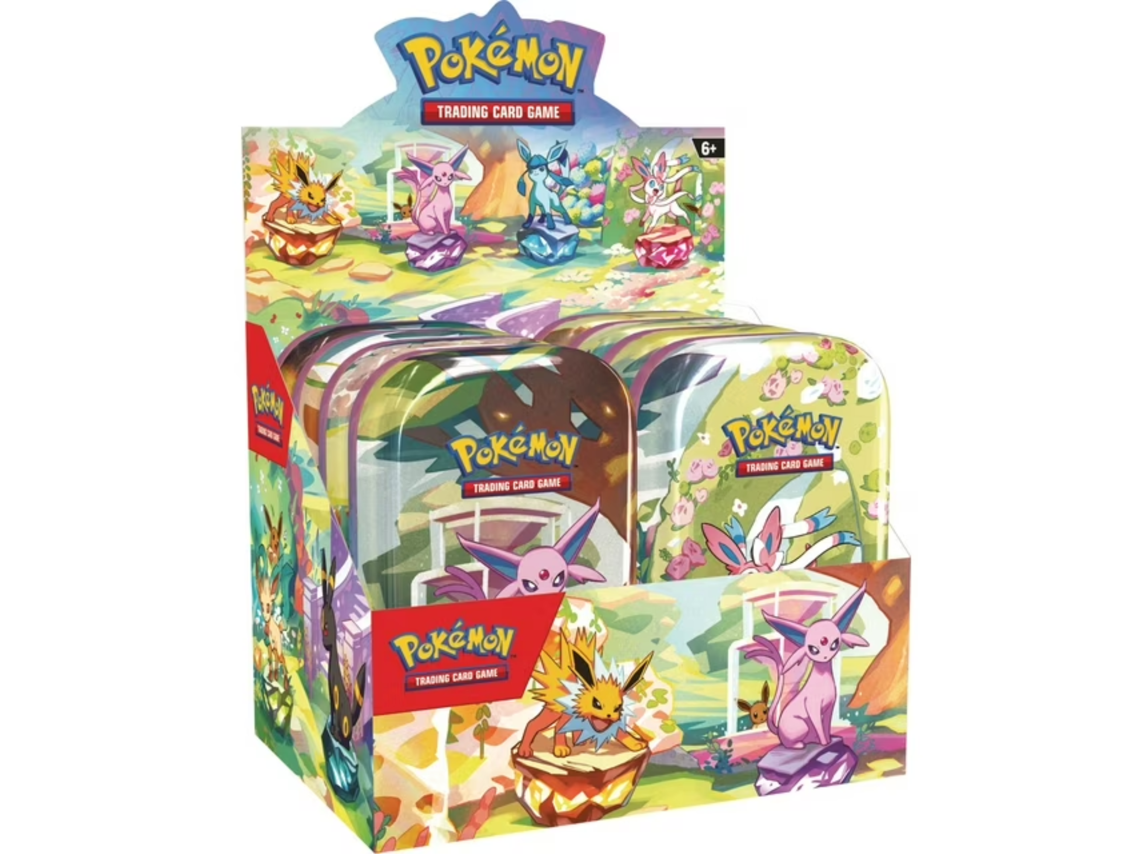Prismatic Evolutions Mini Tin Sealed Display (8)