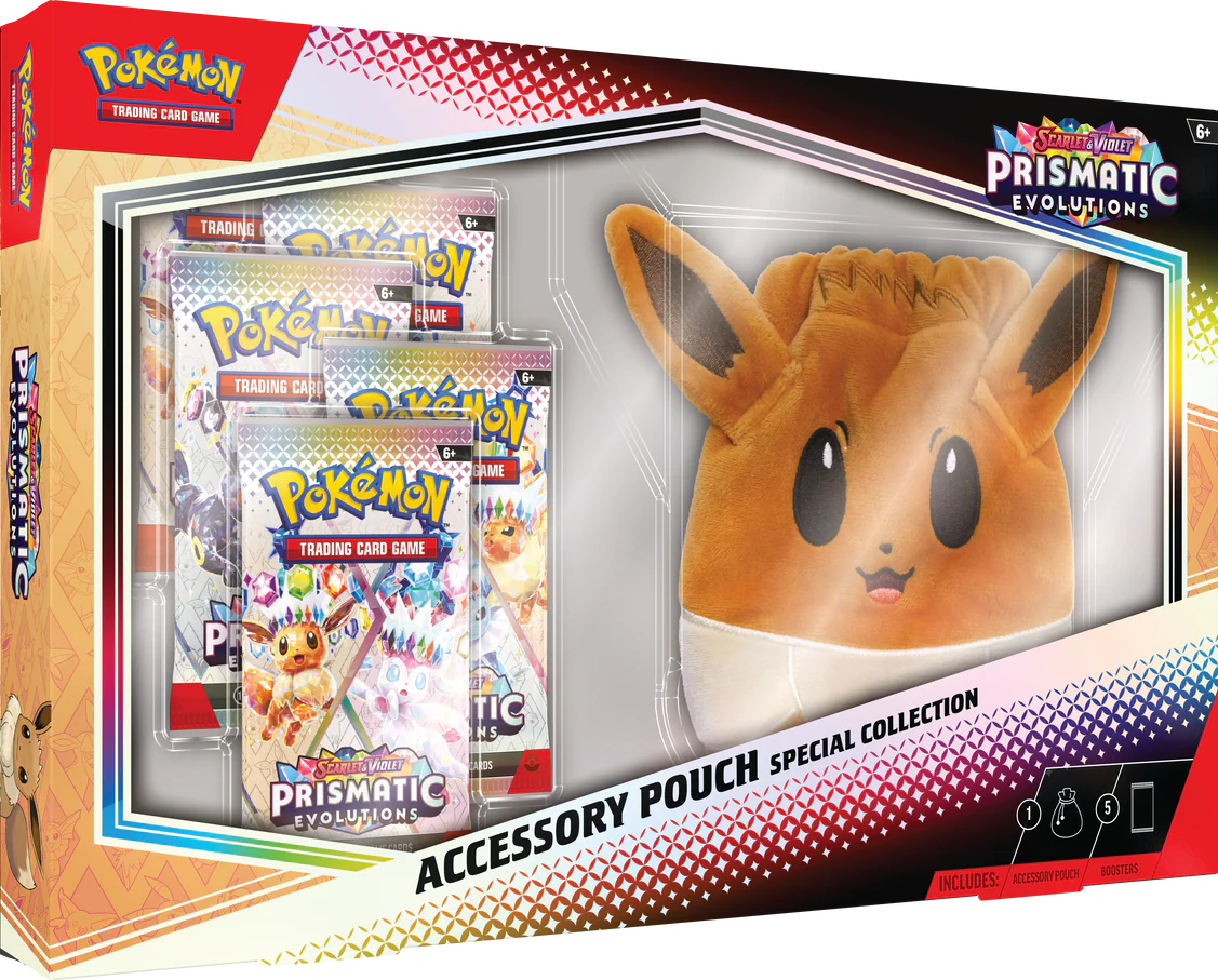 Pokemon Prismatic Evolutions Accessory Pouch
