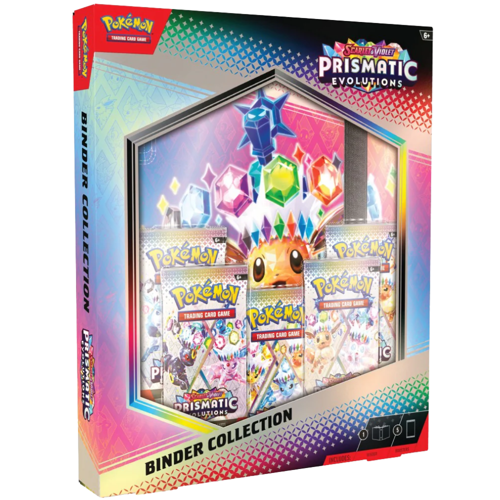 Pokemon - Scarlet Violet - Prismatic Evolutions Binder Collection 'Sealed Pokemon at the Best Prices' Pokemon - Scarlet Violet - Prismatic Evolutions Binder Collection 'Sealed Pokemon at the Best Prices'