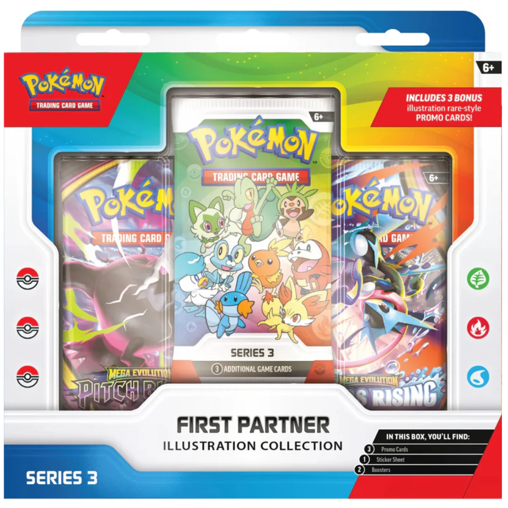 POKEMON FIRST PARTNER ILLUSTRATION COLLECTIONS - SERIES 3 *LIMIT 6*