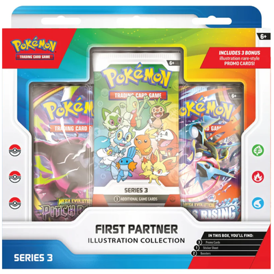 POKEMON FIRST PARTNER ILLUSTRATION COLLECTIONS - SERIES 3 *LIMIT 6*