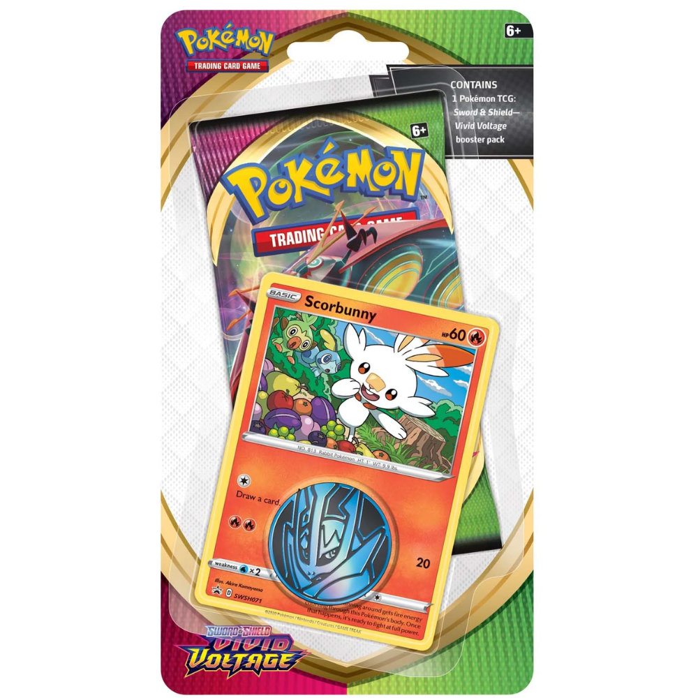 Sword & Shield: Vivid Voltage - Single Pack Blister (Scorbunny)