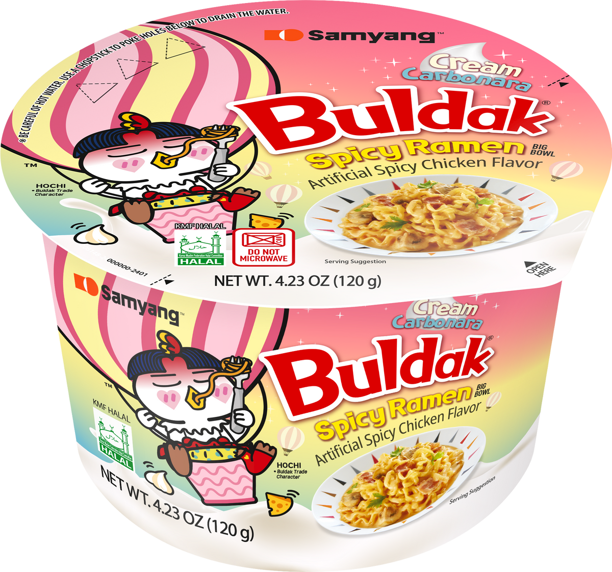 Samyang Buldak Cream Carbonara - Bowl (120g)