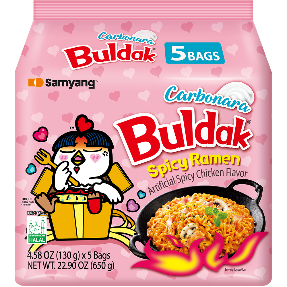 Samyang Buldak Carbonara - 5-Pack (5 x 130g)