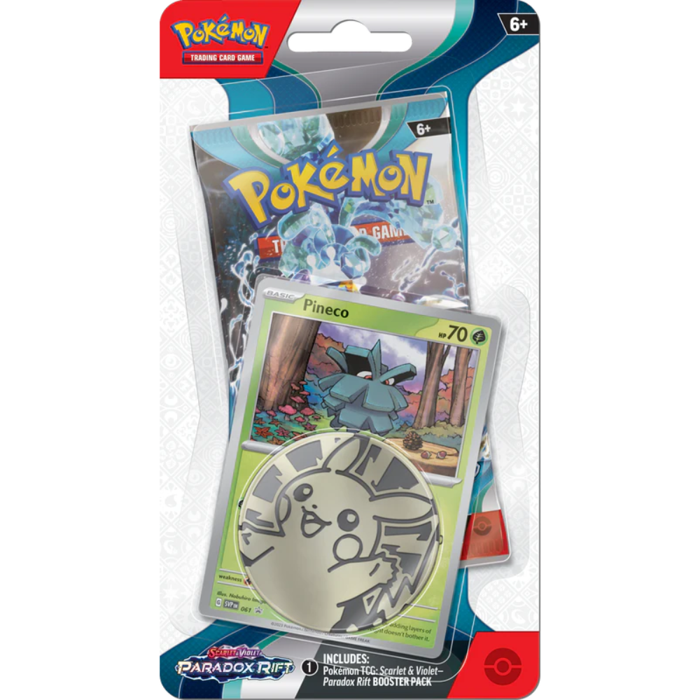 Pokemon SV4 Paradox Rift Checklane Blister