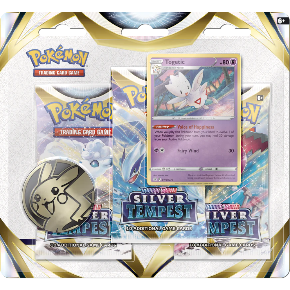 Pokemon Silver Tempest 3-Pack Blister