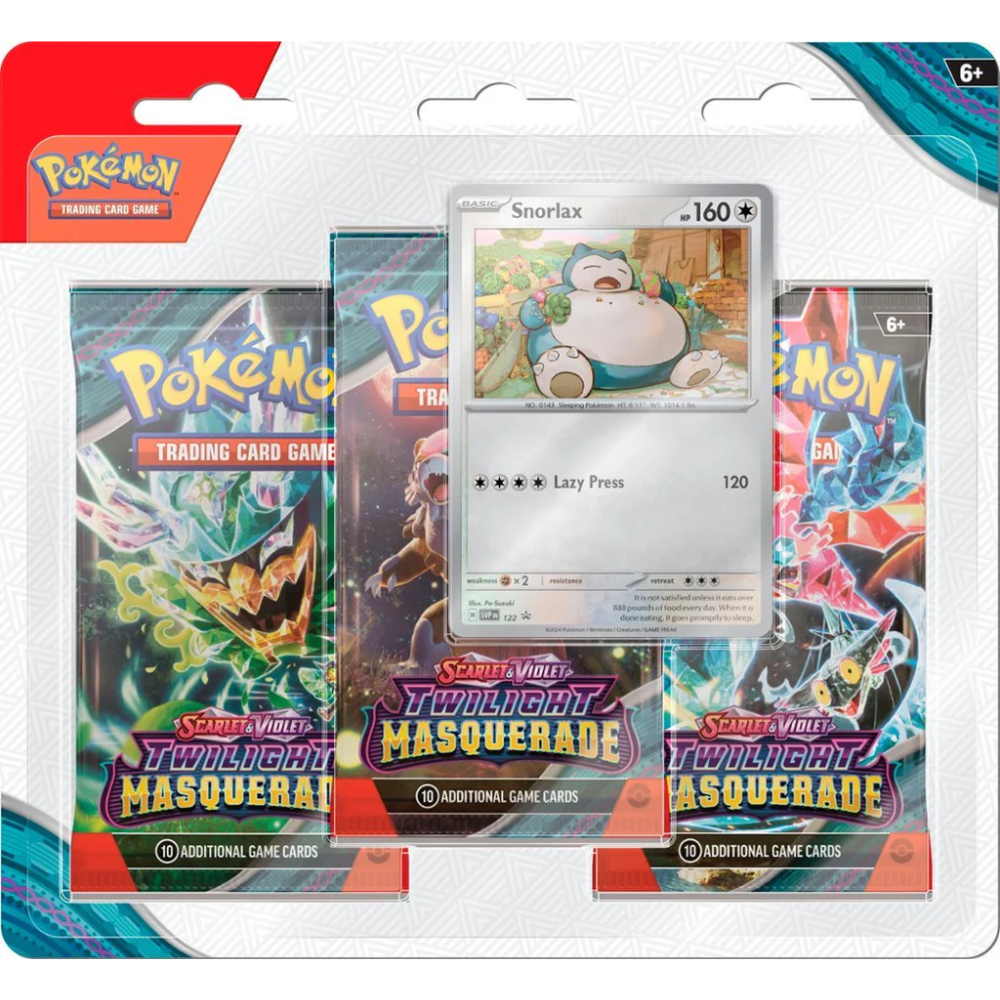 Pokemon SV6 Twilight Masquerade 3pk Blister