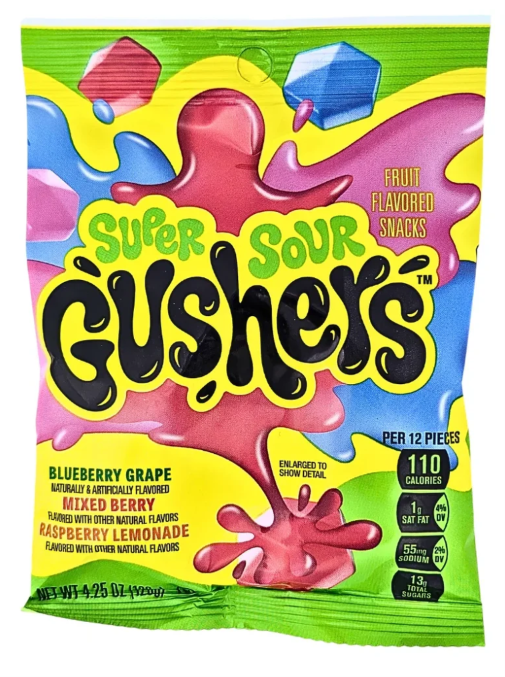Fruit Gushers Super Sour