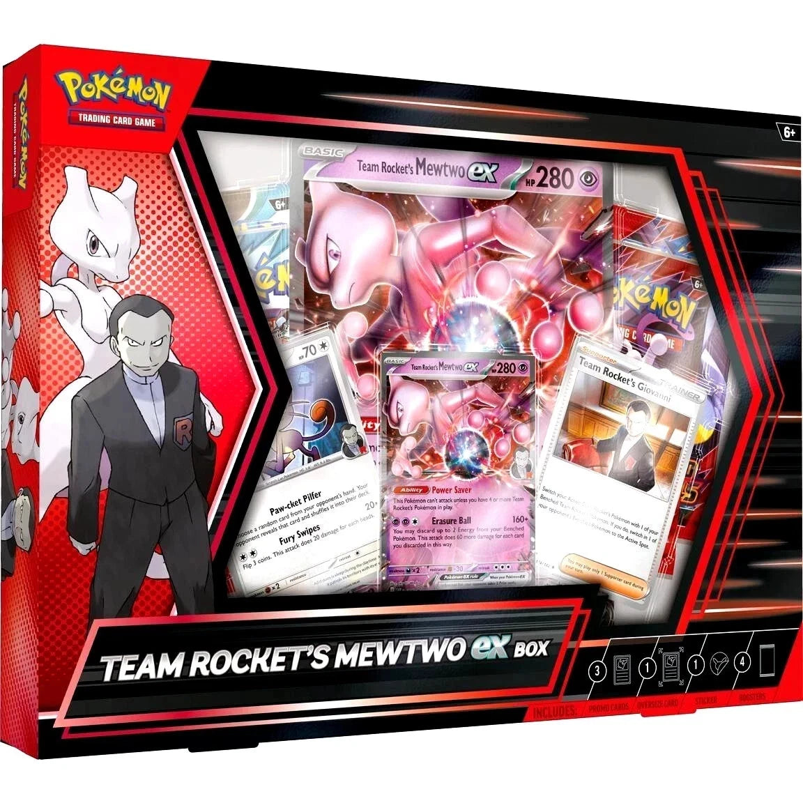 Pokemon Team Rocket's Mewtwo ex Box