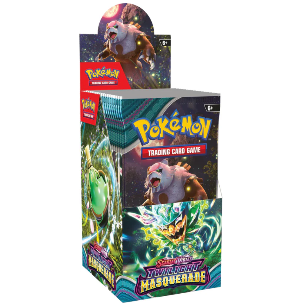 Twilight Masquerade Half Booster Box 'Sealed Pokemon at the Best Prices' Twilight Masquerade Half Booster Box 'Sealed Pokemon at the Best Prices'